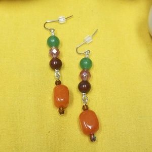 Sterling Silver Fall Color Earrings!